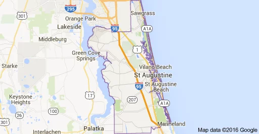 St. Augustine Map Picture
