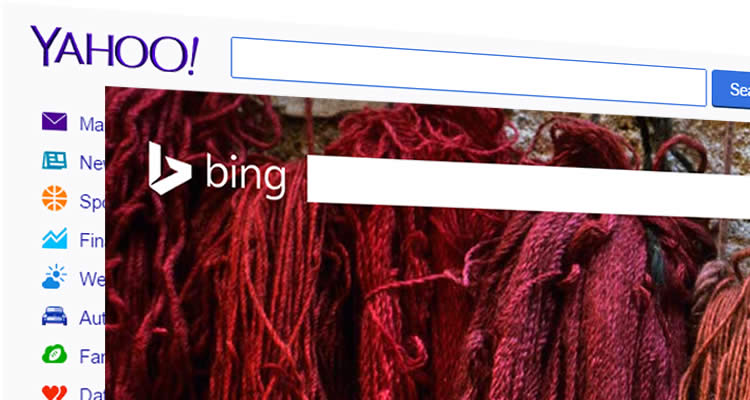 Picture of Yahoo and Bing, the two other large search engines.